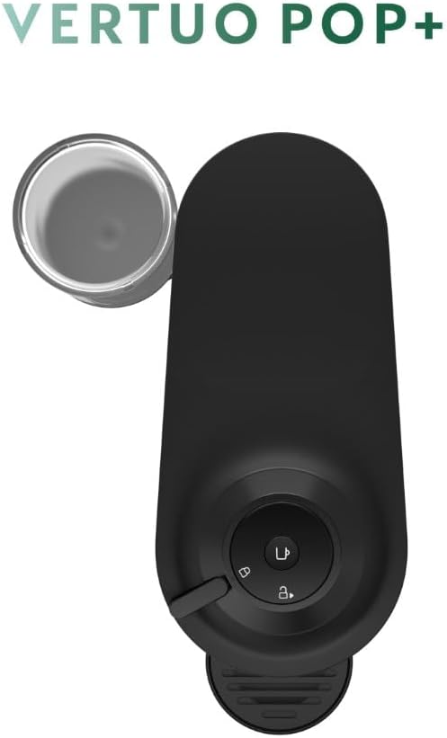 Nespresso Vertuo Pop+ Single-serve coffee and espresso machine by De'Longhi, licorice black